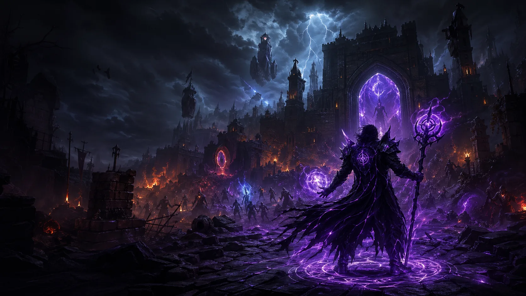 Arte principal de fantasia MMORPG